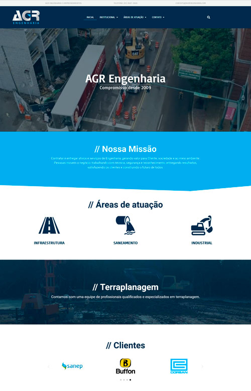 AGR Engenharia - Criação Sites Rápidos