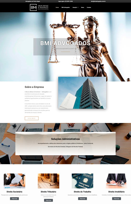 BMI Advogados - Criação Sites Rápidos